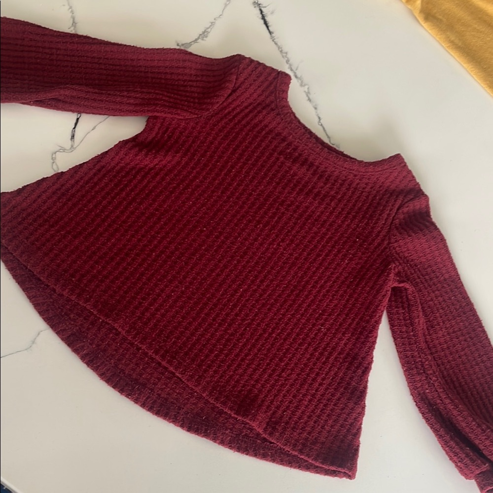 Elegant Burgundy Sweater